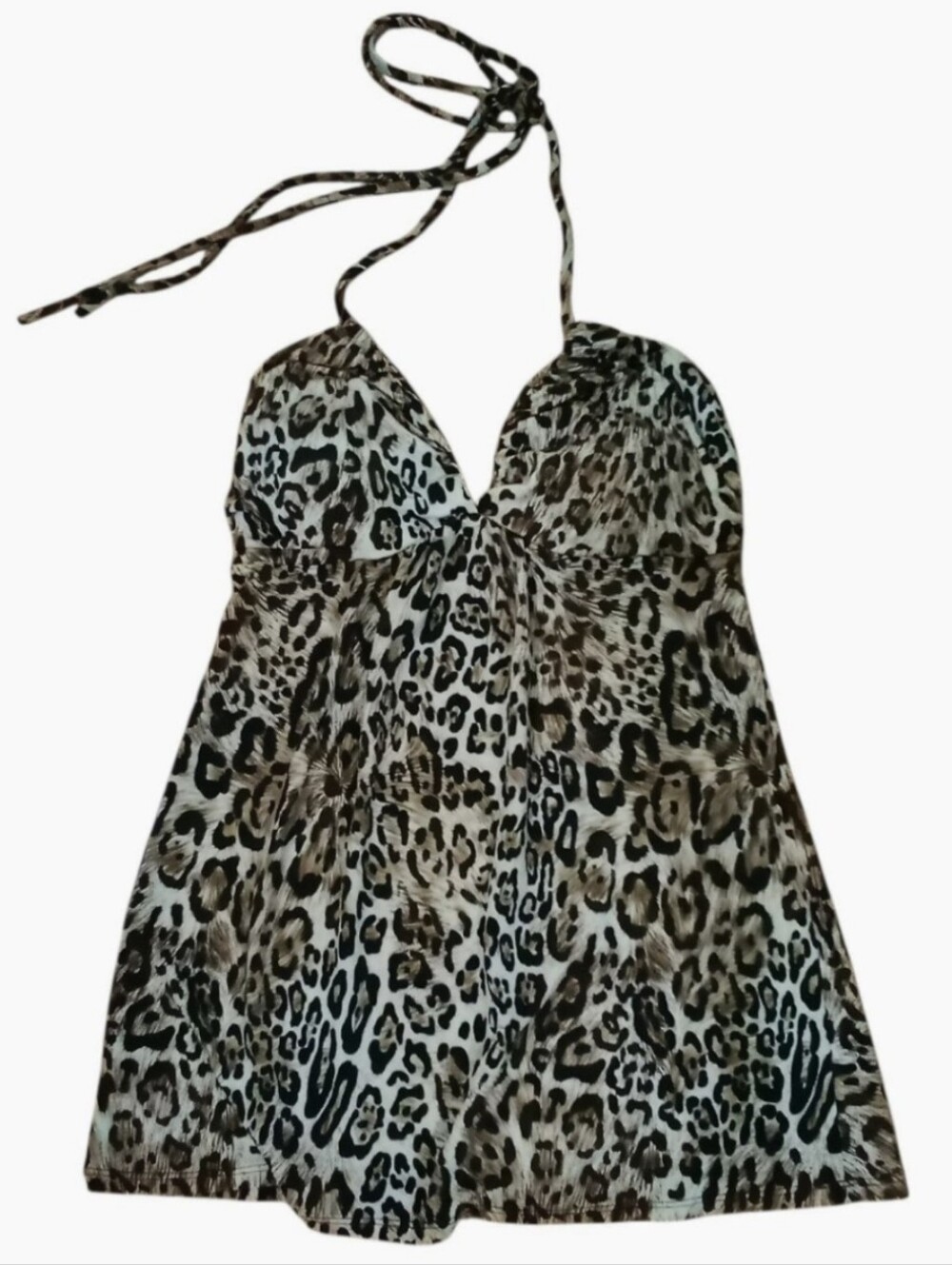 Forever 21 Leopard Print Halter Top